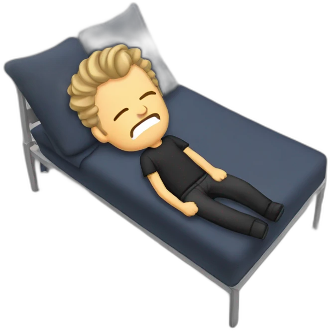 James Hetfield sleeping emoji