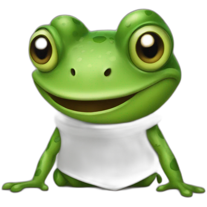 Shredd frog emoji