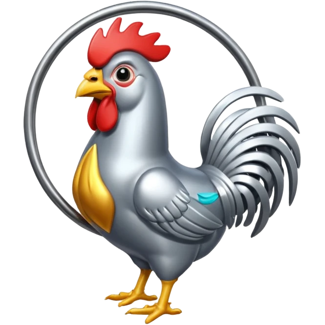 Cock caged  emoji