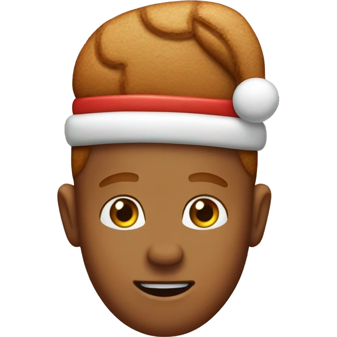 ginger bread christmas emoji