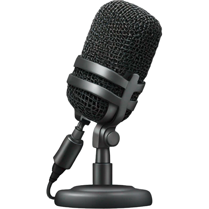 microphone in studio emoji