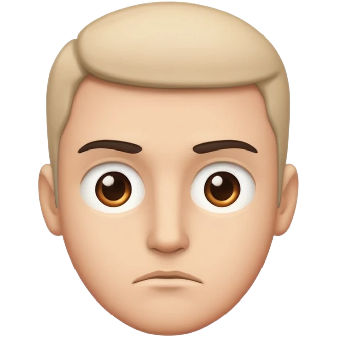 a serious face emoji