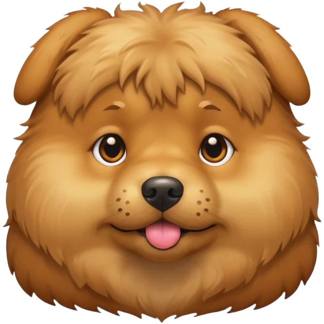 Fat. Dog emoji