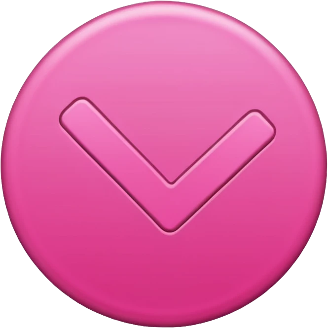 Pink check mark emoji
