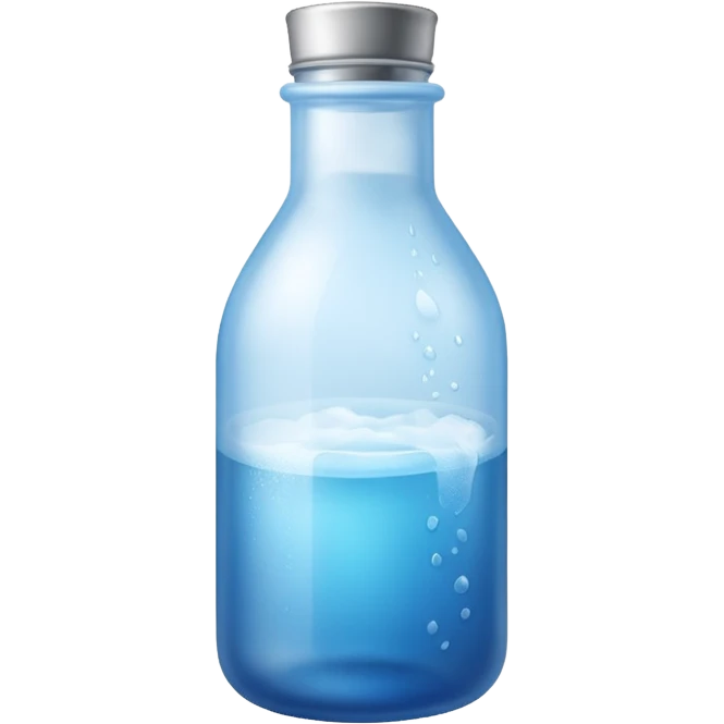 blue bottle mist emoji