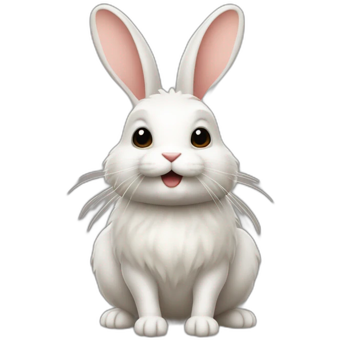 Lapin avec pâte d'araignée emoji