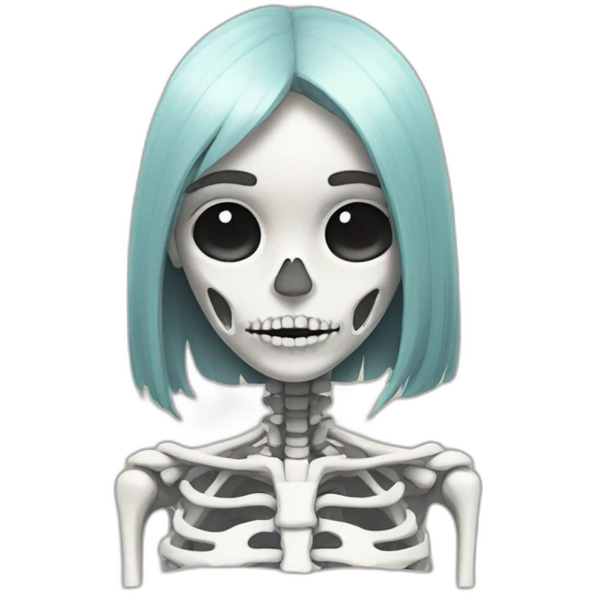 skeletal face and the girl with the hand in her forehead emoji