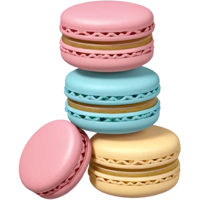 macaron 3d emoji emoji