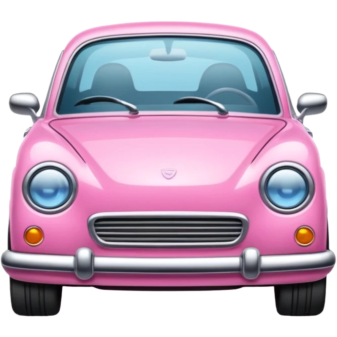 Voiture pink emoji