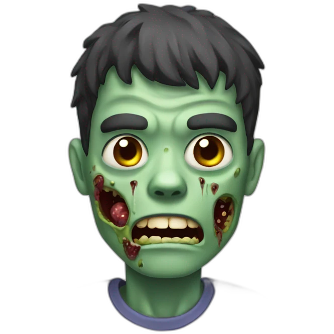 acne zombie emoji
