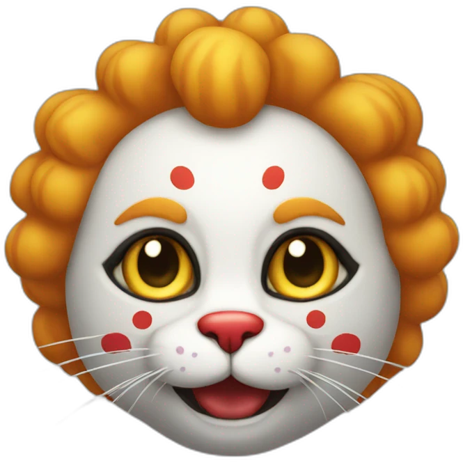 cat-clown emoji