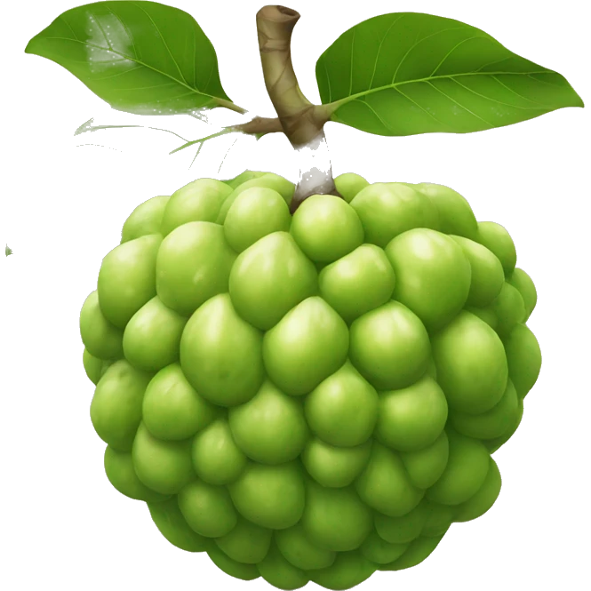 custard apple emoji