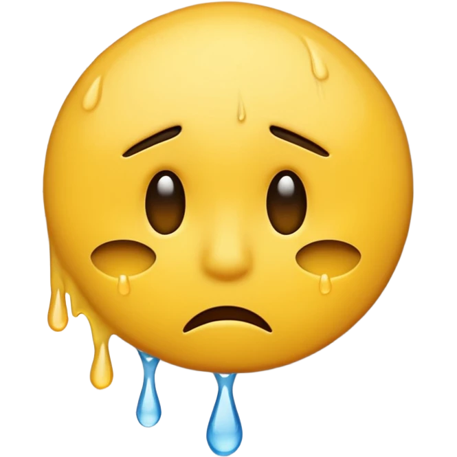 Грустный смайлик бьётся головой о стену emoji