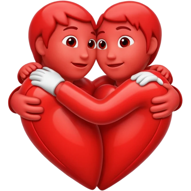 heart hug emoji