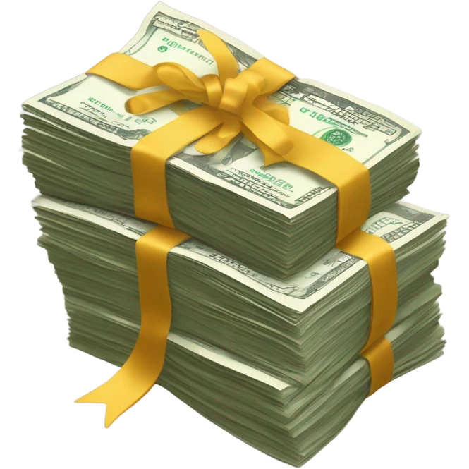 One million dollars emoji