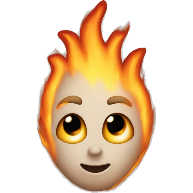 Flaming heart  emoji