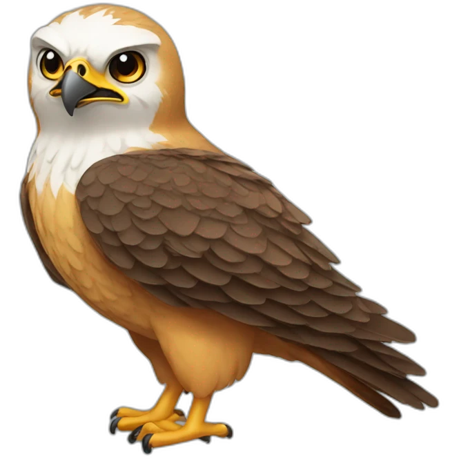 Cute Hawk emoji