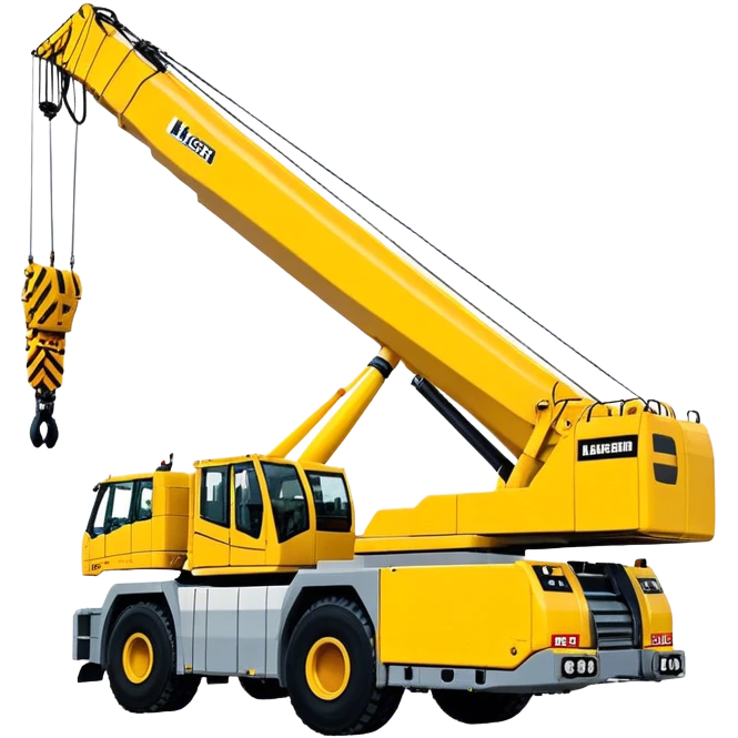 Crane - Liebherr LTM 1200-5.1 (Model Year: 2022) (Iconic colour: Yellow) emoji
