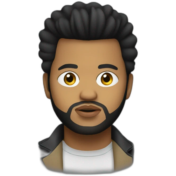 front facing the weeknd emoji