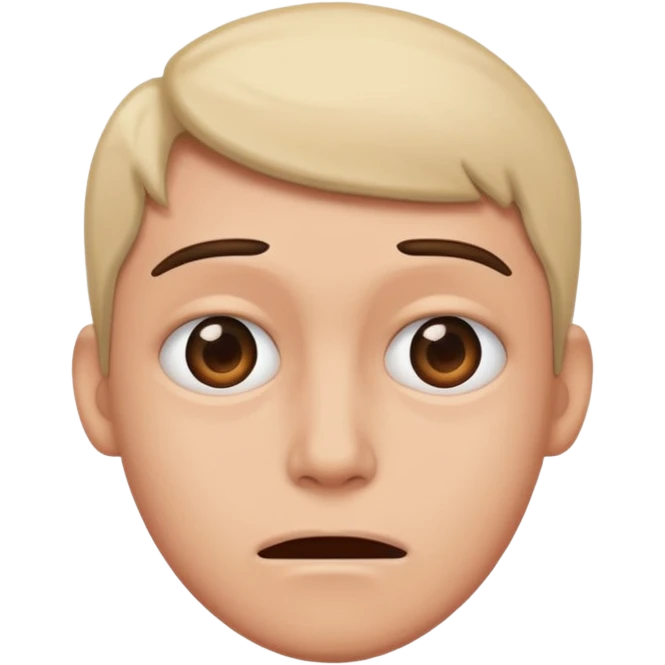 A face looking over in cringe  emoji