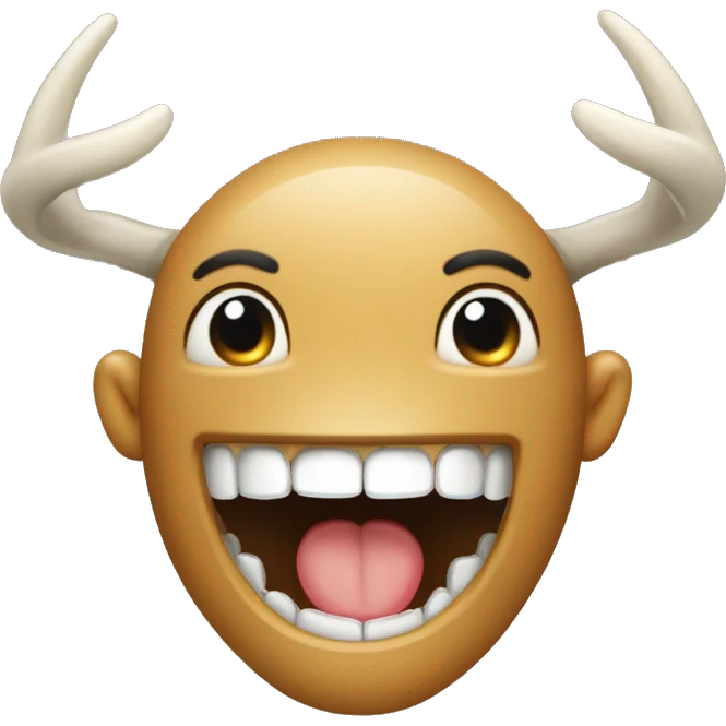 buck teeth 2 picture little differnce each other emoji