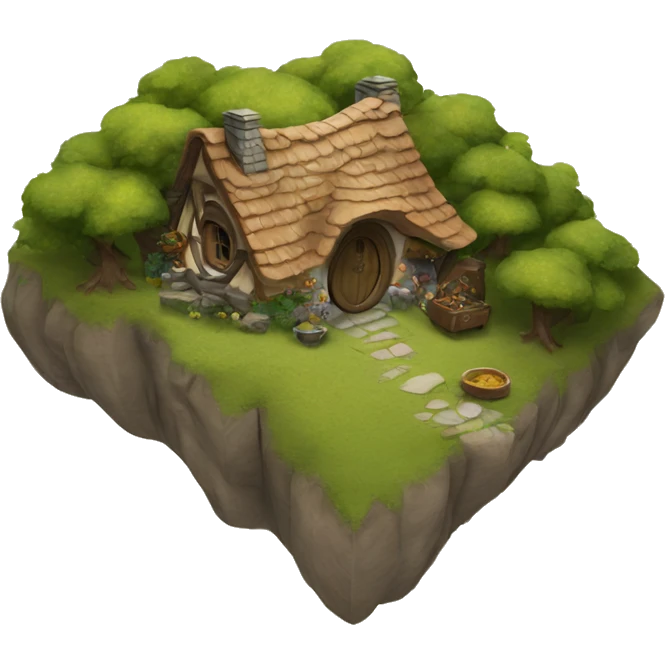 Hobbit hill house emoji