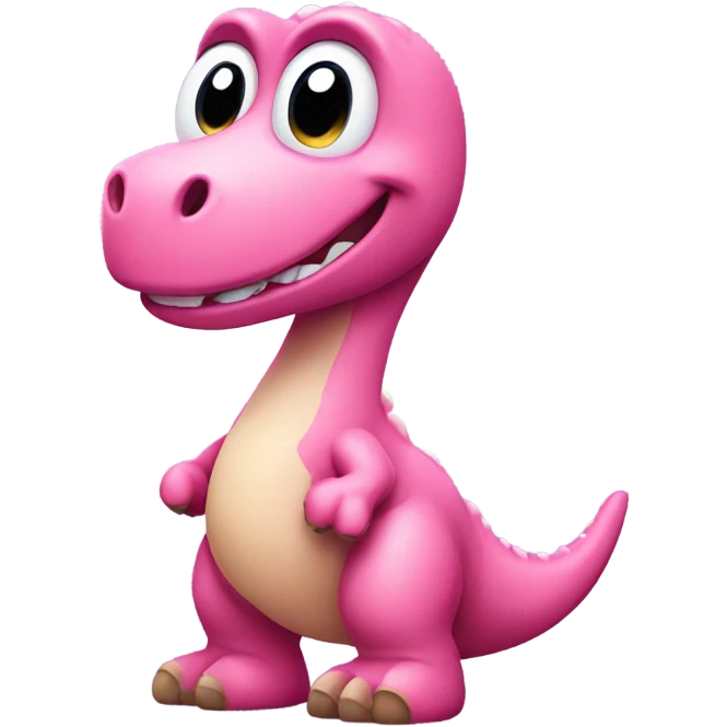 Pink dinosaur  emoji