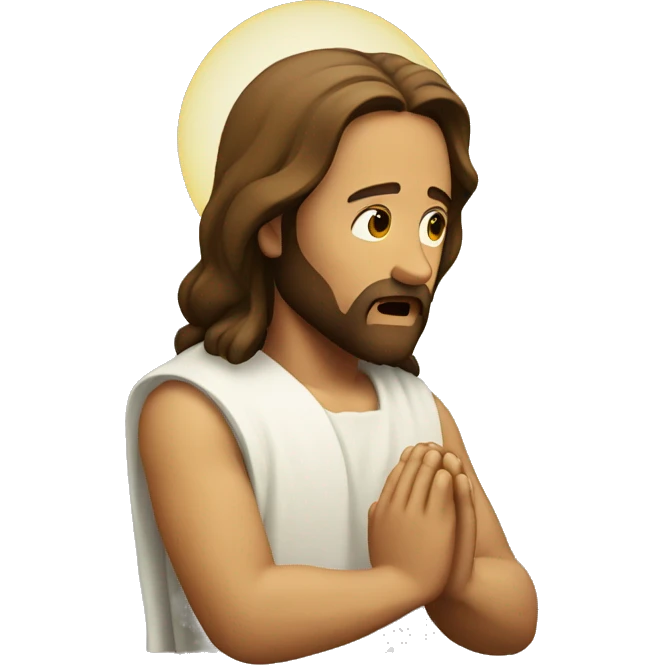 jesus praying emoji emoji