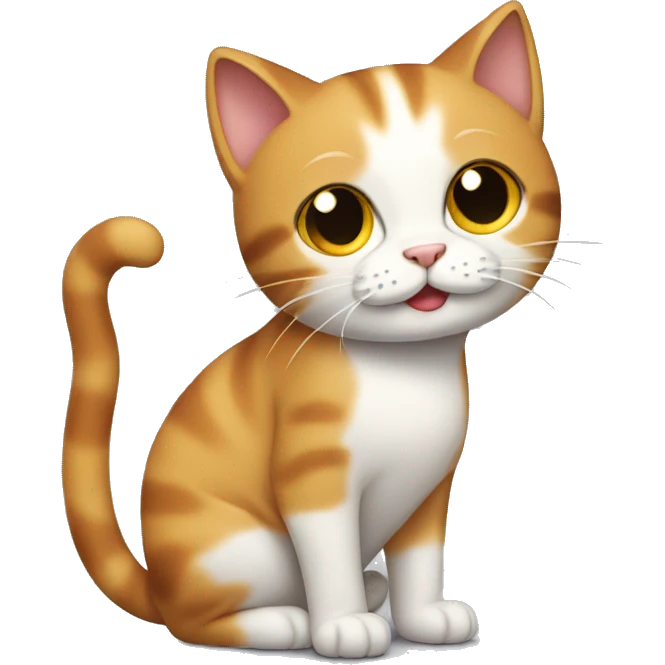 Cat twists butt emoji