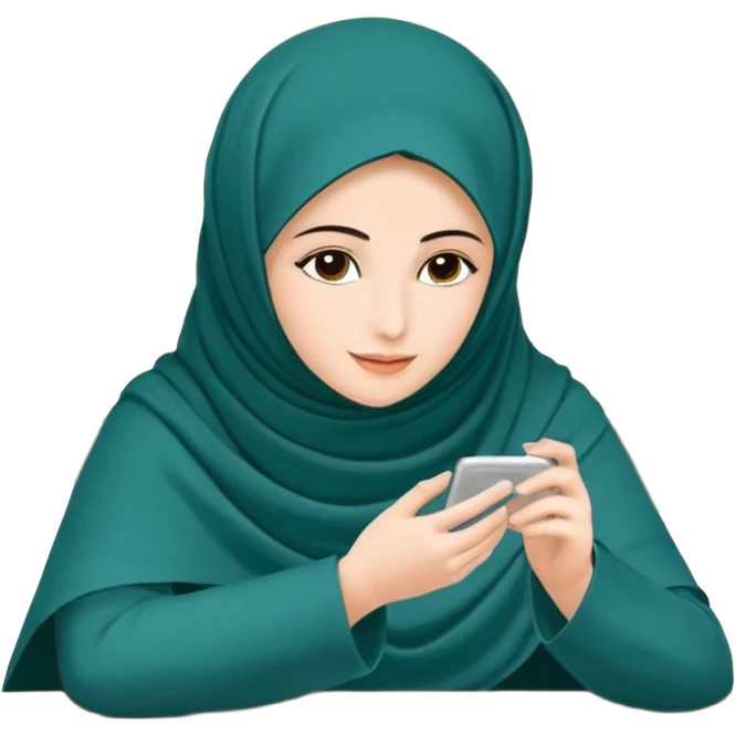 تلفن همراهی که رزو خدمات رو نشون میده emoji