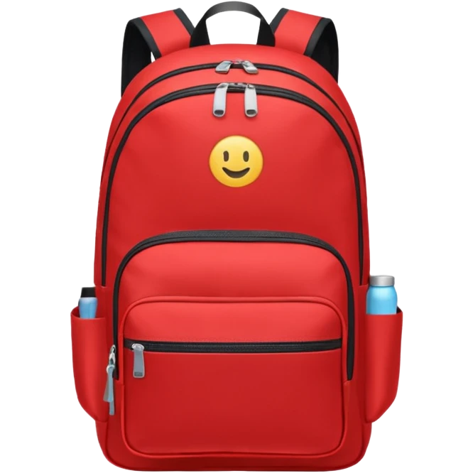 red bagpack emoji