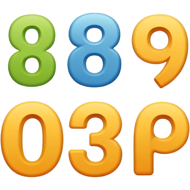 6 number  emoji