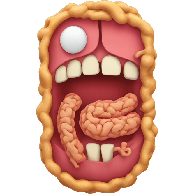 The digestive system emoji