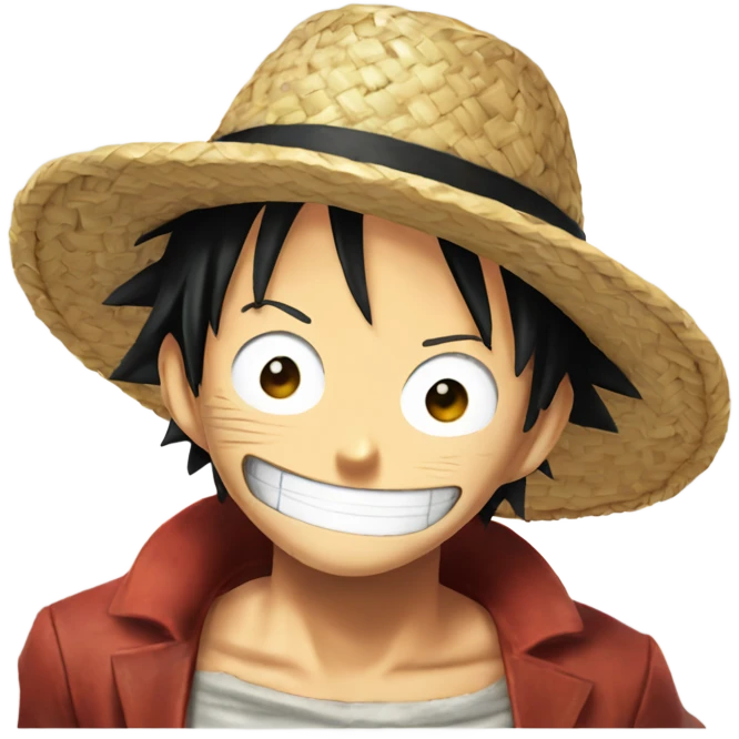 Straw hat Luffy emoji