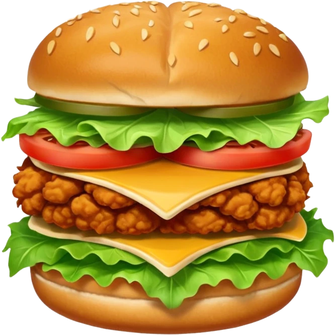 fried chicken sandwich emoji