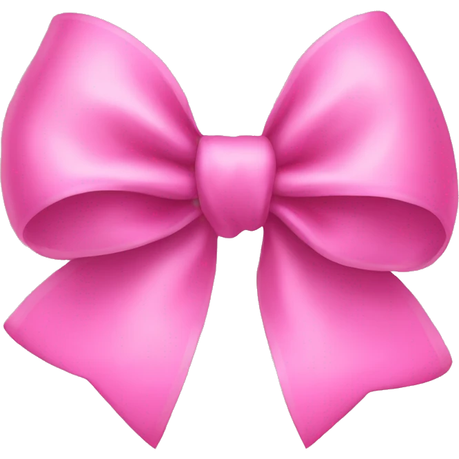 pink bow emoji