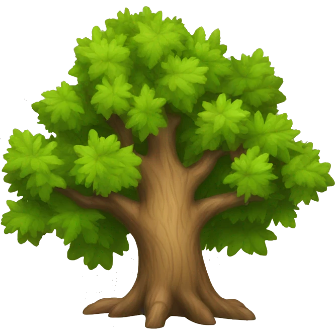 oak tree emoji