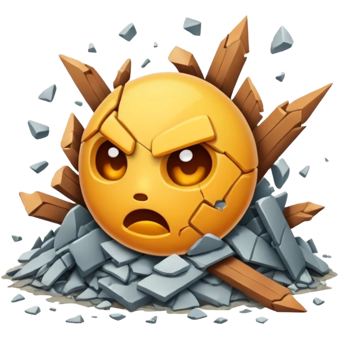 destruction emoji