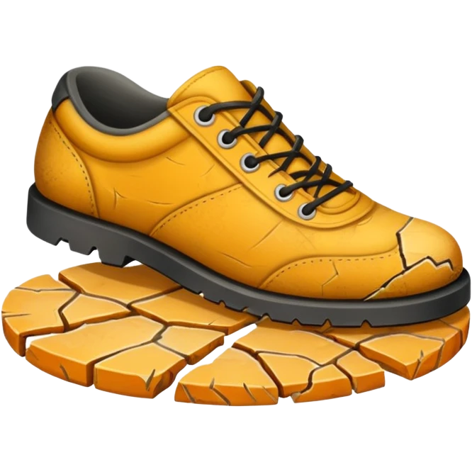 fractured sole emoji