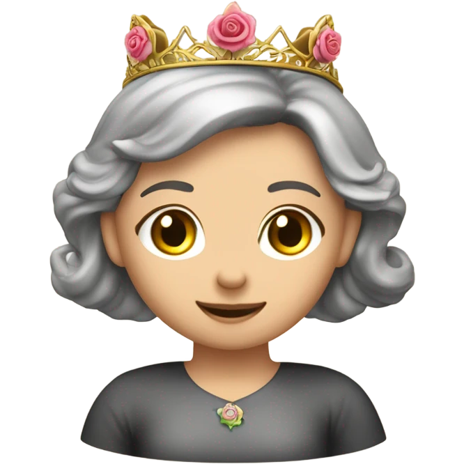 rosa Göttin einem Schleier über ihren Körper mit einem diadem auf dem kopf mit goldenen haaren lächelnd mit 2 Katzen an ihrer seite emoji