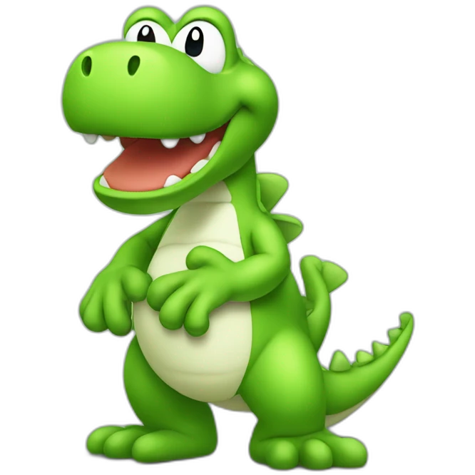 Evil yoshi emoji