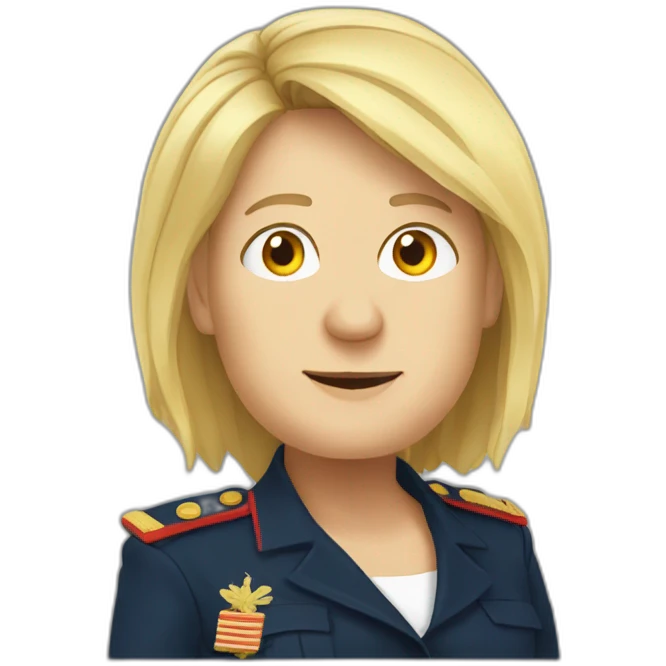 marine lepen rasiste emoji