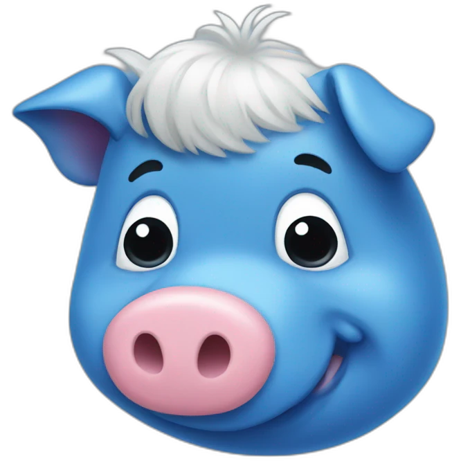 Blue_pig emoji