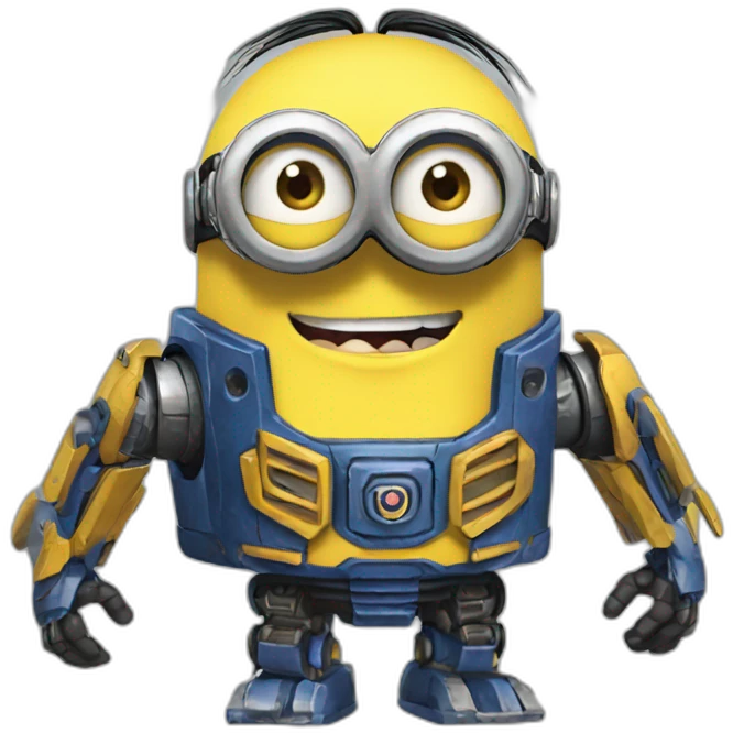 Minion as transformer emoji