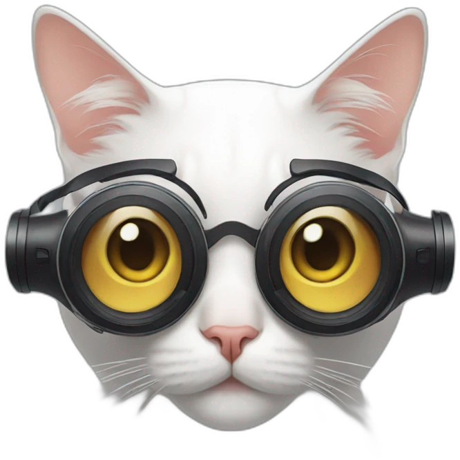 Cat with oculus headset emoji