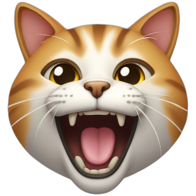 cat-with-open-mouth emoji