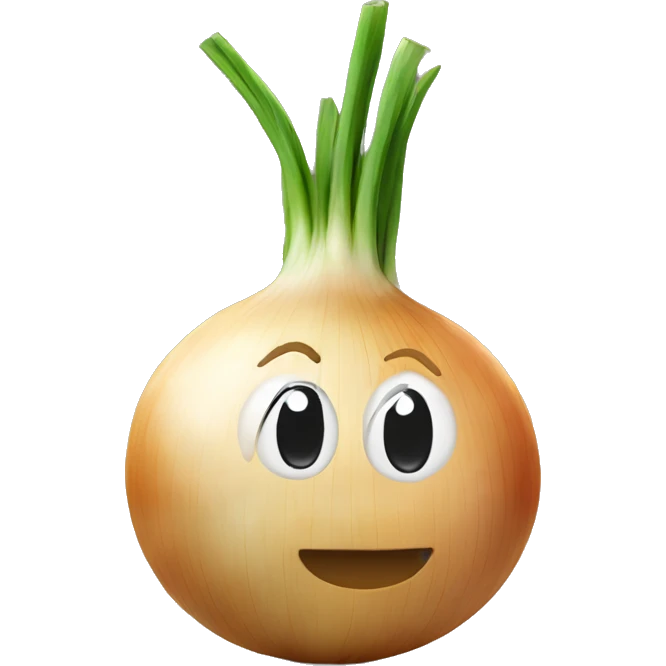 onion with hat emoji