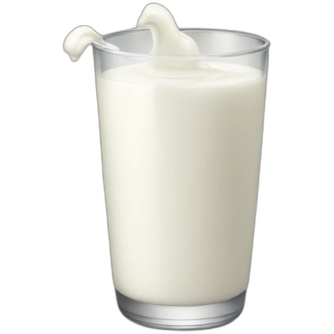 Milk spurt emoji