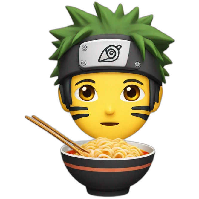 naruto eat ramen emoji