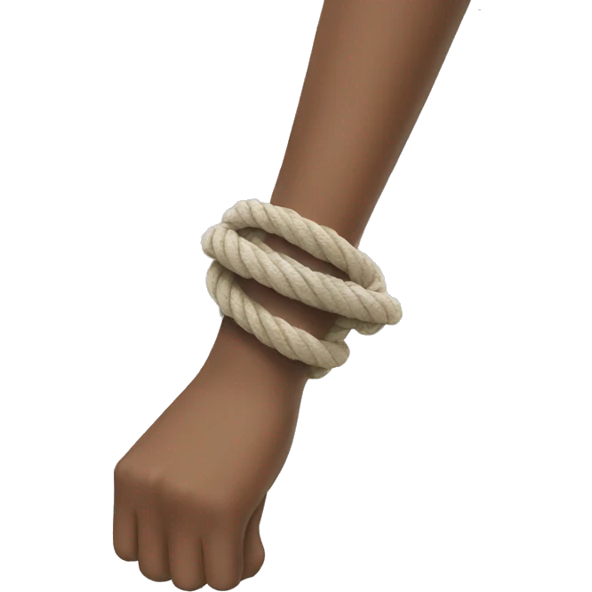 hands holding a rope emoji